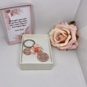 Barack tanúfelkérő kulcstartó díszdobozban