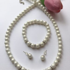 Menyasszony szett-bedugós fülbevalóval