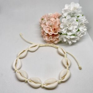 Natúr kagylós bokalánc